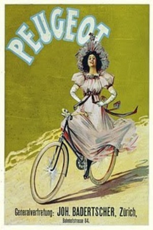 Advert for Peugeot cycles